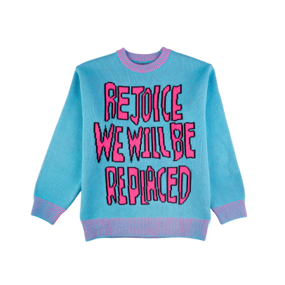 REJOICE! MESSAGE SWEATER