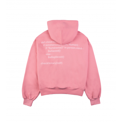 PYTHON HOOD PINK 01