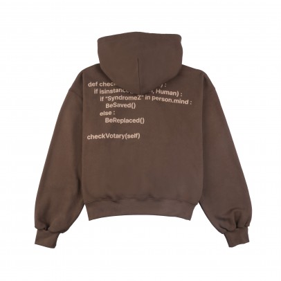 PYTHON HOOD BROWN 01